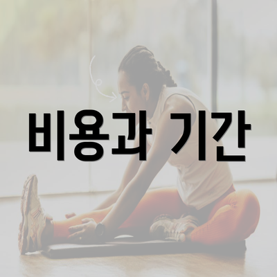 비용과 기간