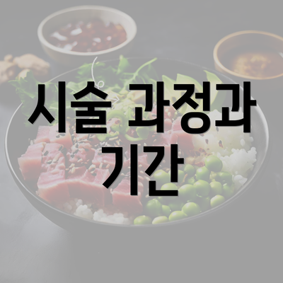 시술 과정과 기간