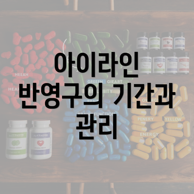 아이라인 반영구의 기간과 관리