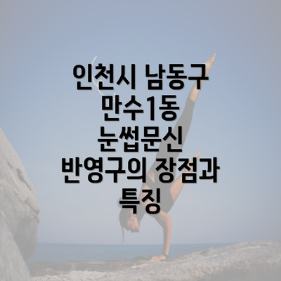 인천시 남동구 만수1동 눈썹문신 반영구의 장점과 특징