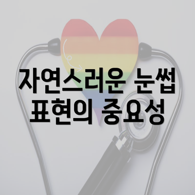 자연스러운 눈썹 표현의 중요성