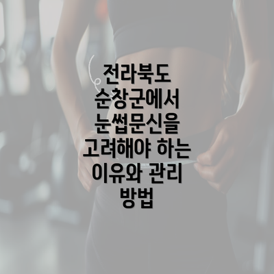 전라북도 순창군에서 눈썹문신을 고려해야 하는 이유와 관리 방법