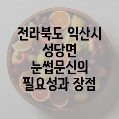 전라북도 익산시 성당면 눈썹문신의 필요성과 장점