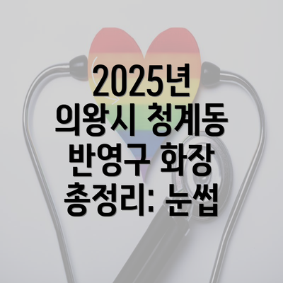 2025년 의왕시 청계동 반영구 화장 총정리: 눈썹