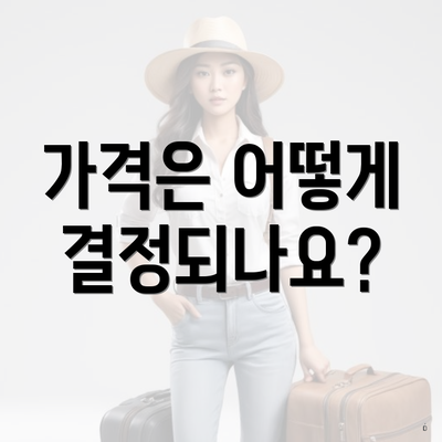 가격은 어떻게 결정되나요?