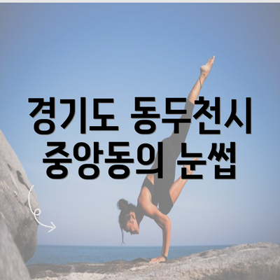 경기도 동두천시 중앙동의 눈썹