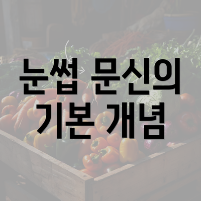 눈썹 문신의 기본 개념