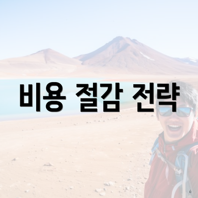 비용 절감 전략