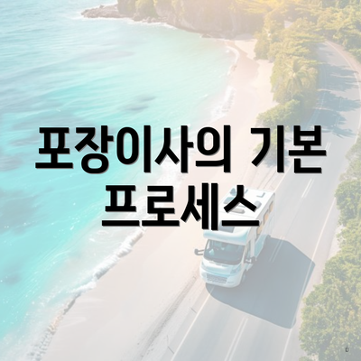 포장이사의 기본 프로세스