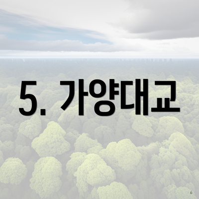 5. 가양대교