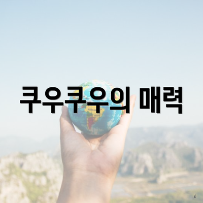 쿠우쿠우의 매력