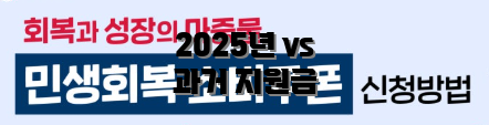 2025년 vs 과거 지원금