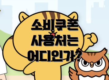 소비쿠폰 사용처는 어디인가?